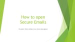 How To Open MWF Secure Emails