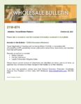 Wholesale Bulletin 21W-074 TDHCA Documents Revisions