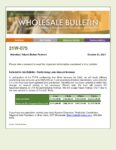 Wholesale Bulletin 21W-075 Conforming Loan Limit Increase