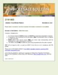 Wholesale Bulletin 21W-085 4506-C Reminders