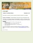 Wholesale Bulletin 21W-087 December Special - Improved Pricing on Government Loans