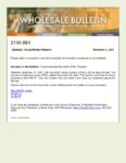 Wholesale Bulletin 21W-091 Discontinuing of Non-AUS Jumbo L