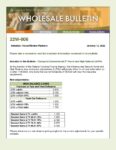 Wholesale Bulletin 22W-006 Changes to Conv 2nd Home and HB LLPAs
