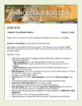 Wholesale Bulletin 22W-010 Introducing The Chenoa Fund