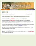 Wholesale Bulletin 22W-016 Fannie Mae Lender Letter LL 2021-03
