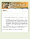 Wholesale Bulletin 22W-019 TDHCA Tax Returns and Tax Transcripts