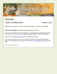 Wholesale Bulletin 22W-020 Rescinding Bulletin 20W-075 Temporary Appraisal Rush Fee Guidelines