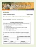 Wholesale Bulletin 22W-021 2021 IRS Transcripts