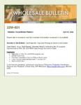 Wholesale Bulletin 22W-031 April Special - Improved Pricing on Government Loans