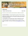 Wholesale Bulletin 22W-043 US Bank HFA Flood Insurance Update