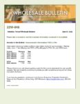 Wholesale Bulletin 22W-046 Changes to Govt LLPAs