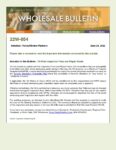 Wholesale Bulletin 22W-054 VA Pest Inspection Fees and Repair Costs