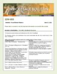Wholesale Bulletin 22W-055 FHA 4000.1 Handbook Revisions