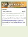Wholesale Bulletin 22W-061 Update to Desktop Underwriter 11.0 - Cash-Out Refinances
