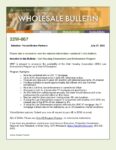 Wholesale Bulletin 22W-067 - Utah Housing Corporation Law Enforcement Program